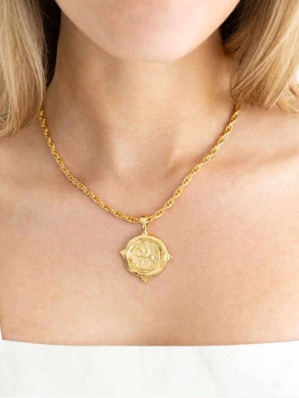 Susan Shaw Equestrian Rope Chain Necklace - Women's Jewelry